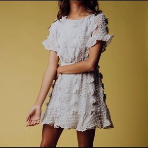 &merci grey Pom Pom Dress size Large